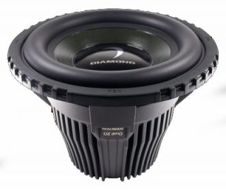 DIAMOND AUDIO HP10 10 HEX PRO SERIES CAR SUBWOOFER W/ INTEGRATED