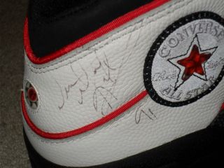 Dennis Rodman Signed Converse All Star 91 His Shoes JSA