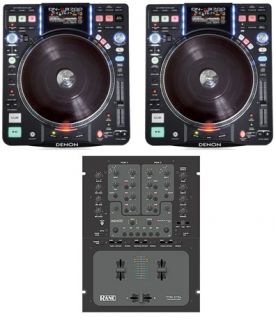 Denon Pair DN S3700 DJ Media Player Controller Rane TTM 57SL Mixer