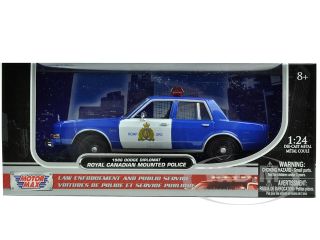  of 1986 dodge diplomat royal canadian police car die cast car model