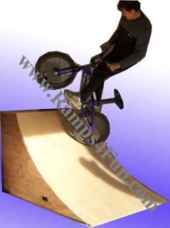 This ramp is made super strong. Ive used it with my kids for BMX and