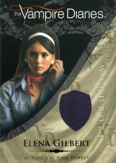 The Vampire Diaries M4 Nina Dobrev Elena Gilbert Wardrobe Card