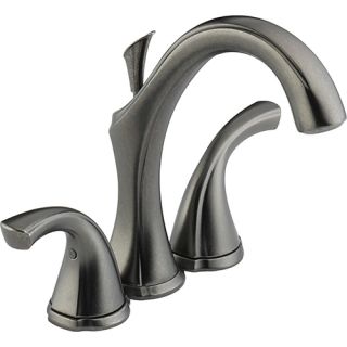 Delta 4592 PT Addison Mini Widespread Bathroom Sink Faucet Aged Pewter