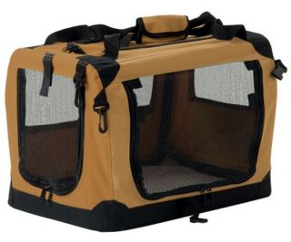 New Small Dog Fold Away Foliding Crate Pet Carrier Kennel Soft