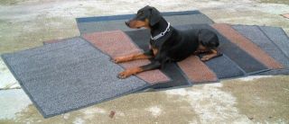  Non slip Dog Crate Floor Matting washable Dog Kennel Dirt Trapper Mats