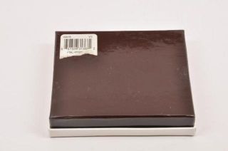 Coach Leather Football Paperweight in Box Desk Accessory