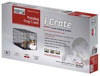 36 Folding Dog Crate Kennel Cage W/ Divider MIDWEST ICrate 1536