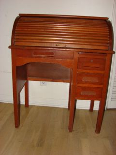 Rolltop Desk Small Size 1948 SoCal Original Nice