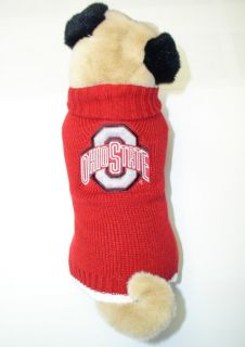 Ohio State Buckeyes NCAA Sweater for Dogs