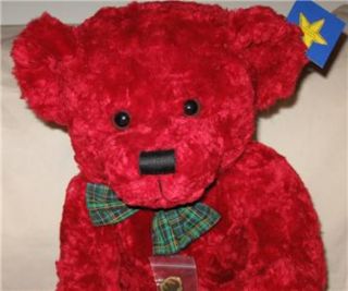  Bear New with Tag Holiday Bow Tie on Teddy Dillards Pin 2002
