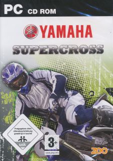 Yamaha Supercross Super Cross MX Racing PC Game New Box 802068101763