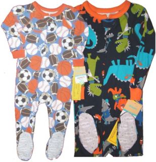 dino size 18 mo both are snug fit non flame resistant 100 % cotton you