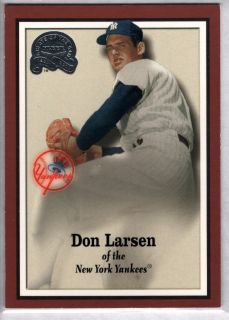 Don Larsen 2000 Fleer Greats of The Game 96
