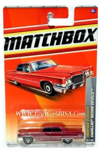  Matchbox 24 Heritage Classics Cadillac Sedan DeVille Drk Red
