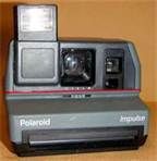 Polaroid Impulse Instant Camera w/ pop up flash/nylon strap,Good