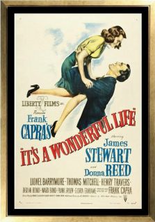 Movie Poster Its A Wonderful Life James Stewart Donna Reed