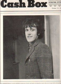 Donovan Leitch 1968 Ad US and Canada Tour Carnegie Hall
