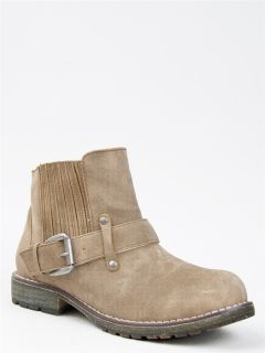 New Dirty Chinese Laundry Rerun Women Distress Ankle Booty Boot Beige