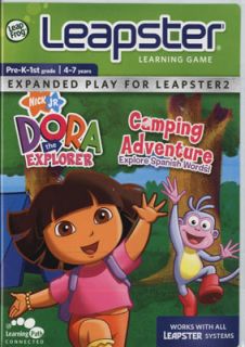 Leap Frog Leapster Dora The Explorer Camping Advneutres 4 7 Years