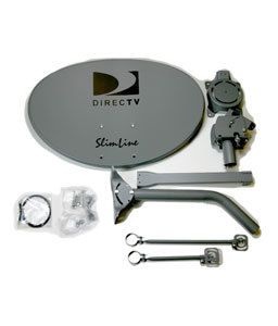 Direct TV High Definition Slimline KA KU Satellite Dish with KAKU 3