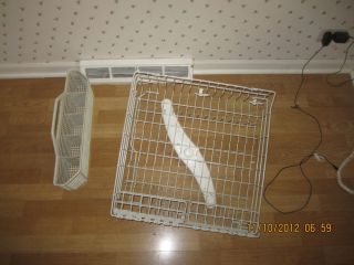 GE Dishwasher Upper Rack WD28X10049 and Silverware Tray