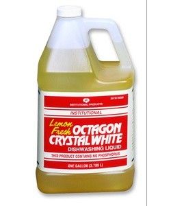 Octagon Crystal White Dishwashing Liquid 1Gallon 3 78L