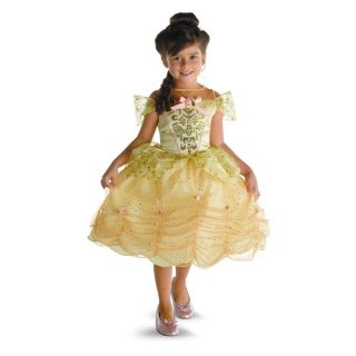 Disney Princess Belle Beauty Beast Dress Up Costume Halloween Sz Small