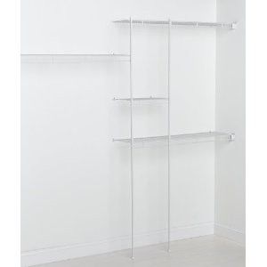To 8 Shelf & Rod Closet Organizer Kit, Includes All Shelving