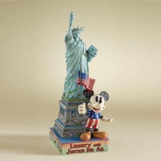 Disney Mickey Statue of Liberty Jim Shore Fig 4007663
