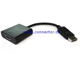 DisplayPort to HDMI Video Audio Converter Adapter 0 2M
