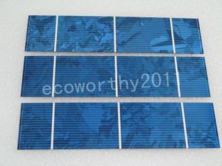  Poly Solar Cell 156x39mm Solar Cells 1W PC for DIY Solar Panel
