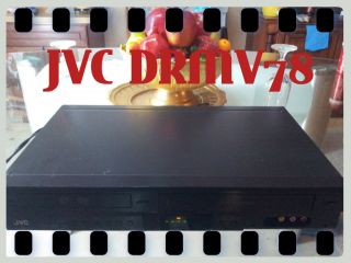 JVC DRMV78 HDMI DIVX DVD VHS Video Recorder Player