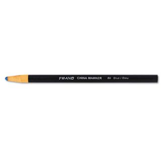 Dixon Phano China Marker Pencils Blue 12 Pencils per Box 00080