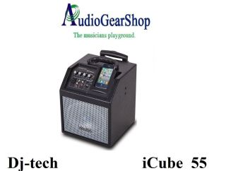 DJ Tech Icube 55 Wireless PA System for iPod iPhone Djtech