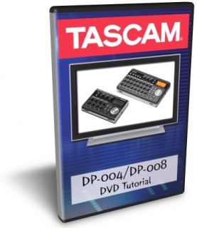 Tascam DP 004 DP 008 DVD Video Training Tutorial Help