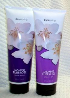 Purespring Jasmine Tuberose Shower Gel Lotion 2pc Set