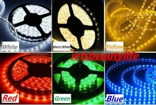 With Double Sided Tape 5M White SMD 3528 Waterproof 300p LEDs Strip
