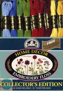 dmc embroidery floss pack 8 7 yards home decor 36 pkg