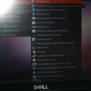 Dell Inspiron Mini 10 Netbook Running Ubuntu Linux