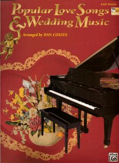 Popular Love Songs Wedding Music Easy Piano Song Book
