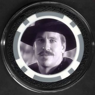 Tombstone Doc Holliday Poker Chip Card Guard Cover
