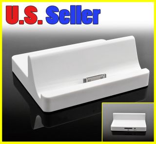 Dock Charger Cradle Stand Station Apple iPad 2 3G White