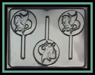 new dragon on rounds lollipop candy mold 638