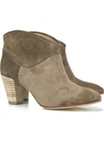 Maje Dicker Isabel Marant Style Suede Ankle Boot Size 7