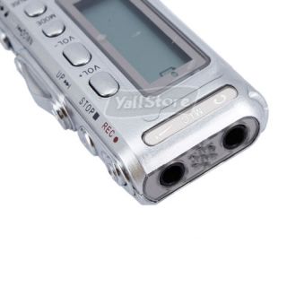  Pro 2GB USB Digital Voice Recorder  Player Dictaphone Silver