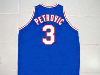 Drazen Petrovic Tune Squad Space Jam Jersey Blue Movie Toon New Any