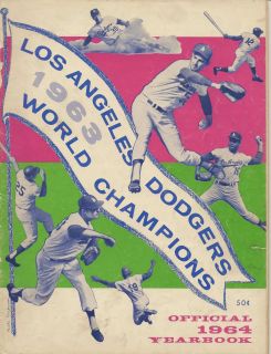 1964 Los Angeles Dodgers Official Yearbook