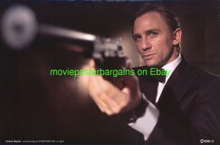 Casino Royale Movie Poster 2 Sided James Bond Bonus