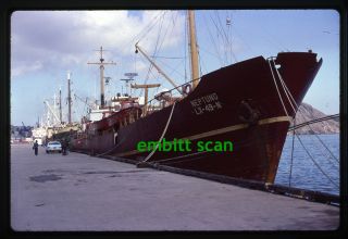 Original Slide, Portuguese Fishing Vessel Neptuno LX 49 N, 1978