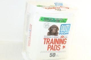 New Out Dog Training Pads with Moisture Lock 50 Count